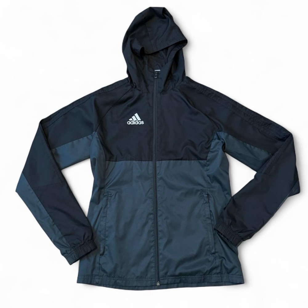 Adidas Men's TIRO 17 (Black) Rain windbreaker Jacket - Picture 2 of 6